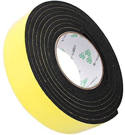 PATIKIL 40mm x 5mm,Spugna Schiuma Nastro,Singolo Lato Auto Adesivo Antiurto 3 Metri