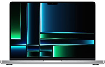 Apple Portátil MacBook Pro con Chip M2 Pro (2023): Pantalla Liquid Retina XDR de 14,2 Pulgadas, 16 GB de RAM, 512 GB de Almacenamiento SSD, compatibilidad con el iPhone y el iPad, Argento