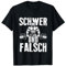 Schwer Und Falsch Sport Fan Kraftsport Muskelaufbau Hantel T-Shirt