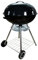 AIYING Compact Kettle Barbecue a Carbone, Barbecue Griglia a Carbone Rotonda Mobile Barbecue da Giardino Portatile, con Coperchio e 2 Ruote