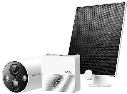 Tapo TP-Link 2K 4MP Solar Überwachungskamera Aussen Akku, Bundle C420S1 A200, Nur 30min benötigtes Sonnenlicht pro Tag