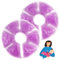 Brusttherapie-Pads für Brust, Eisbeutel, Gel-Pads für heiße und kalte Stillen, Boost-Milch, mit Gel-Perlen-Pads, 2 Stück, Violett