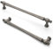 FURNIWARE 10 piezas Níquel antiguo Distancia de Orificio de 192 mm Tiradores Para Cocina Manija de Gabinete Manijas de Morden de Muebles, para Cocinas, Oficina