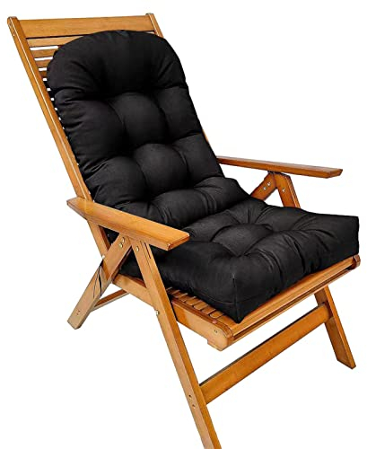 Anloximt 120x50cm Adirondack Stuhl Kissen Hohe Rückenlehne Adirondack Stuhl Kissen Schaukelstuhl Kissen Pad Weiches Sitzkissen für den Außenbereich Stuhlkissen für den Innenbereich