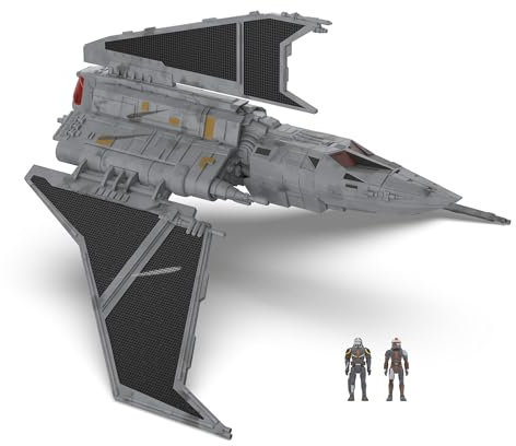 Star Wars Micro Galaxy Squadron Havoc Marauder (Rettungsmission) - 17,8 cm Fahrzeug mit Kampfschaden und Zwei 2,5 cm großen Mikro-Figuren-Zubehör
