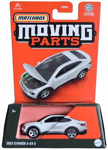 Matchbox 2023 Citroen e C4 X, bewegliche Teile [Weiß], FWD28