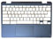 RTDPART Laptop PalmRest For Lenovo IdeaPad Flex 3 Chromebook-11IJL6 82N3 Without Touchpad Upper Case Blue New