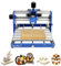 WolfPawn Máquina enrutadora CNC 3018 azul totalmente metálica para principiantes con parada de emergencia de 3 ejes GRBL Control Grbl, máquina de grabado para madera, acrílico, MDF, PVC, plástico, 300