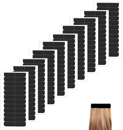 240Pcs Hair Tapes for Extensions For Hair Extensions Durable Waterproof/for Hair Extensions/Double Sided Adhesive Hair Extension Tape Replacement (Black)