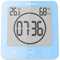 ZONJIE Reloj de baño – Reloj de Ducha Digital Impermeable para baño, con Ventosa, indicador de Temperatura y Humedad, Reloj de Pared táctil (Azul)