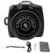 1 mini portachiavi per fotocamera, mini fotocamera digitale, mini fotocamera digitale, portachiavi (nero)