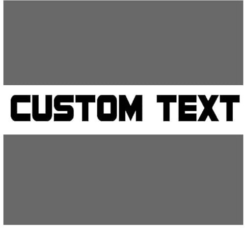 Autoaufkleber Length 100cm Custom Sticker for Car Windshield Banner Decor Personalized Text Decal for Auto Window Vinyl Sticker PVC Aufkleber(Wit,100cm-Font3)