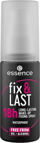 Essence Cosmetics Spray Fijador De Maquillaje De Larga Duración Fix & Last 18H, Matificante, Fijación, Expresión Del Resultado, Mate, 50 ml