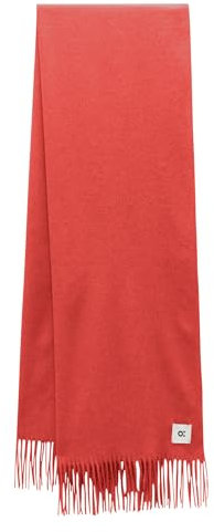 OPUS Damen Schal | Kuscheliges Dreieckstuch AWARO mit Fransen sweet red, 0