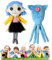 YISKY giocattolo di peluche del Coralin, 2 pezzi Coralin Calamaro Peluche, Polpo Peluche con Occhio a Bottone, Peluche Coralin Morbido Imbottito, Per La Festa Di Compleanno Dei Bambini