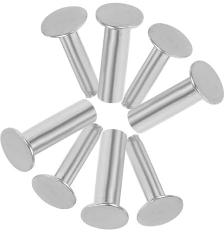 MOLUCKFU 4paare Nieten Und Bolzensatz Für Messergriffe Edelstahlbefestigungselemente Zur Griffreparatur Ersatz-nietensatz Für Messerwerkzeuge