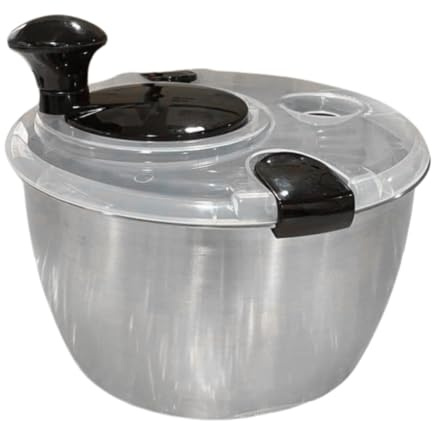 Tuesoa Salad Spinner Fruit Spinner Filter Home Kitchen Salad Spinner, Lettuce Spinner, Fruit Washer Black Liner
