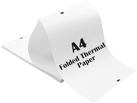 Lre Co. (100 Blatt) Thermopapier A4, Thermodrucker Papier für Dokumente, Websites und Fotos, weiß 297 x 210mm, thermal paper a4, schnell trocknend