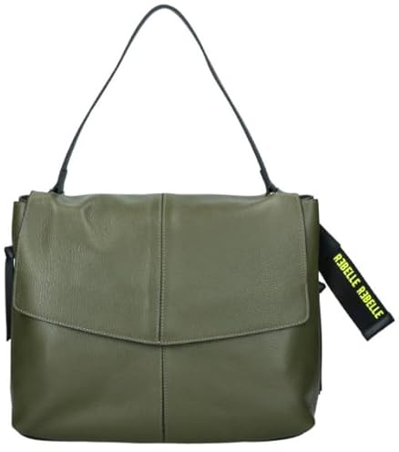Rebelle Borsa a spalla in pelle Lampetra Olive Oliva, TAGLIA UNICA