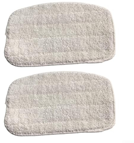 GLOBALHUT Washable and Reusable Replacement Mop Pads for HOOVER Steam Capsule, Steam Capsule Plus, Steam Capsule Deluxe, Easy Installation(2 PACK)