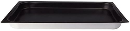Pentole Agnelli ALSA182S65 Teglia Gastronorm in Lega 3003, Antiaderente, Alluminio, Argento, 53x32.5x6.5 cm