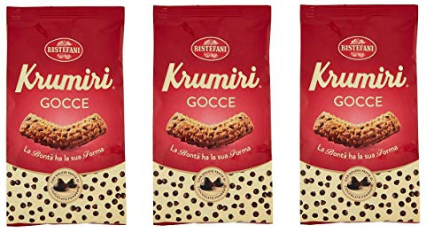 3x Bistefani Dunkle Schokolade Tropfen Krumiri Kekse 300g biscuits cookies kuchen