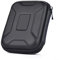 DUBENS Housse de protection antichoc pour disque dur 2,5 compatible avec Western Digital, Seagate, Samsung, Toshiba, câble USB et autres accessoires électroniques Noir