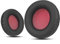 Krone Kalpasmos Cuscinetti di ricambio universali da 75 mm per cuffie On-Ear Sony, ATHAKG, HifiMan, Philips, Fostex, JVC, Pioneer (elenco all'interno), nero e rosso