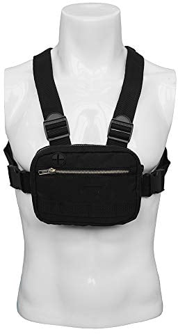 ANPPEX Schultertasche, Sling Crossbody Bag Brusttasche Rucksack Multi-Pocket-Rucksack für Camping, Wandern, Radfahren, Reisen und den Täglichen Gebrauch