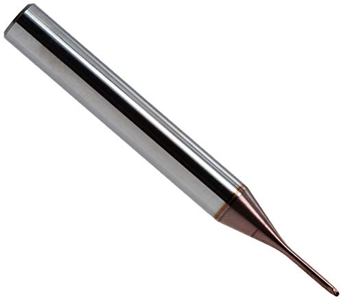 Karnasch 306264012008 Microfresa Metal Duro Con Radio De 3D, 2-20×D, 1.2Mm Diámetro De Corte, 8Mm Utilizando Longitud, 6Mm Diámetro Del Vástago, 55Mm Longitud, 1.00Mm Longitud De Corte