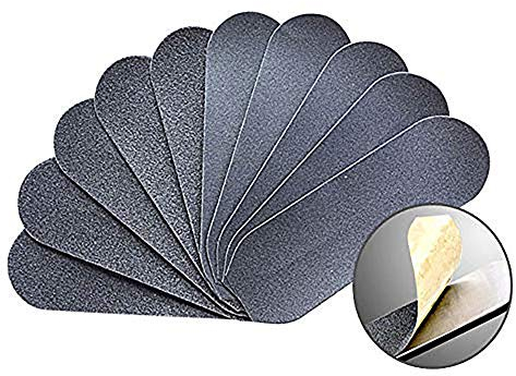 Confezione da 100 ricariche per lima per piedi, ricambi per lime per pedicure, cuscinetti abrasivi per lima, per lime a doppia faccia, colore nero