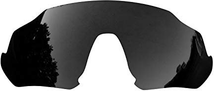 SOODASE Pour Oakley Flight Jacket Des lunettes de soleil Noir Verres de remplacement polarisés