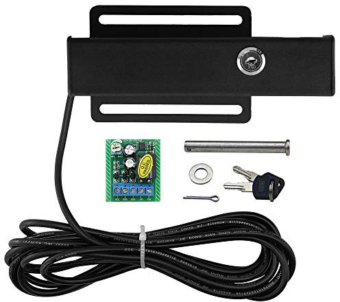 Automatic Electric Gate Lock for Swing Gate Opener Automatic Gate Lock with Control Board AC/DC 12-24V for Multi Gate Door Opener Lock