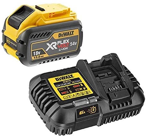 Dewalt DCB548 18v / 54v XR Flexvolt 12.0ah Battery + DCB116 Flex Volt Charger