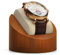 Woodten Uhrenschauer aus massivem Holz, für Einzeluhren, Schmuck, Uhren, Beige