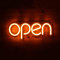 Leucht-Schild, Open LED-Neonschild, 15.7 x 5.9 Zoll, beleuchtetes Schild für Restaurants, Büros, Einzelhandel, Schaufenster, Schaufenster, Schlafzimmer Innengebrauch Wanddekoration