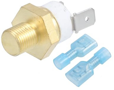 X AUTOHAUX Universal Automotive Radiator Engine Cooling Fan Temperature Thermo Sensor Switch 1/8'' NPT 175-190 Degrees on 155 Degrees Off