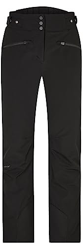 Ziener Damen TILLA Ski-Hose/Schnee-Hose | atmungsaktiv, wasserdicht, Primaloft, Black, 19