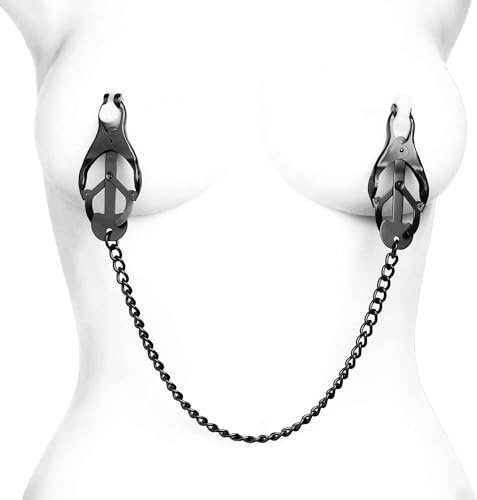 Sex Toys Nipple Clamps, Adult Sex Toys & Games, Clitoris Non-Piercing Clamp Dildo Penis Stimulator, Sexual Pleasure Tools for Women, Nipple Tickler Toys for Women's Sex, BDSM Restraints for Couples