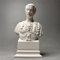 Caesar Statue Kopf, kleine Caesar Büste Statue griechische Mythologie Skulptur für Wohnzimmer Home Regal Dekor, moderne Heimdekoration und Sammlung Skizze Praxis DIY Kunst