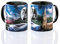 SC Freiburg Tasse Tasse à café Motif horizon métallique