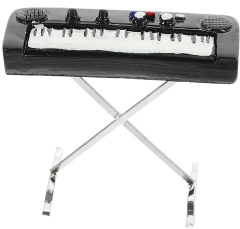 UPKOCH Realistische Simulierte Elektronische Orgel Miniatur Mini Musikinstrument Modell Für Puppe Dekorativ