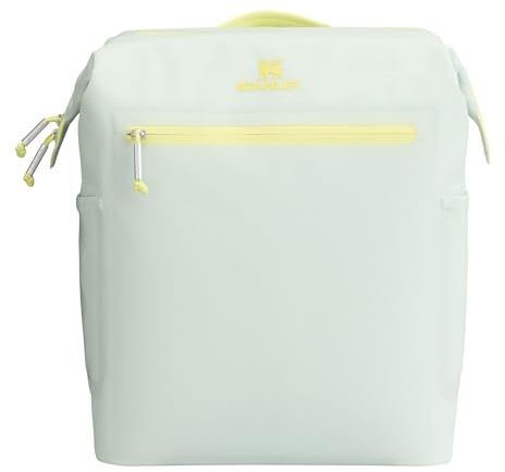 Stanley All Day Madeleine Midi Backpack Soft Cooler 14.8 Quarts | 20 Can Cooler with Handle and Shoulder Straps | Stays Cold for a Day | Insulated Travel Bag with Zipper | BPA-Free | Mist