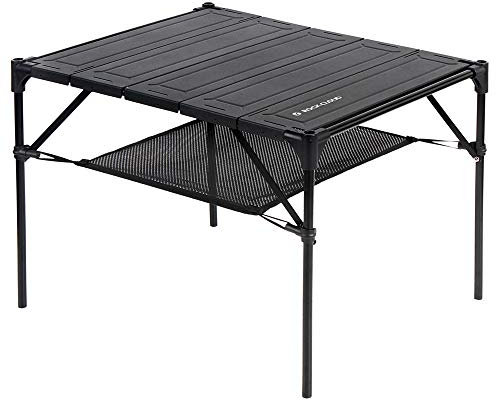 ROCK CLOUD Portable Camping Table Aluminum Folding Camp Table Lightweight Outdoor with Carry Bag for Camping Hiking Picnic Backpacking BBQ