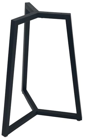 OLDRAINBOW Runde Tischbeine, 71,1 cm Couchtisch-Basis, schwarze Metall-Möbelbeine