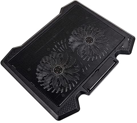 Refroidisseur PC Portable Refroidisseur Pour Ordinateur Portable 2 Ports USB Et Deux Ventilateurs De Refroidissement Support Pour Ordinateur Portable Pour 12-17 Pouces Pour Ordinateur Portable Refroid