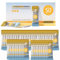 Mini crème solaire de voyage, protection solaire anti-âge en spray avec SPF 50+, crème solaire imperméable spécialement, crème solaire résistante à la transpiration et extra imperméable (50pack)