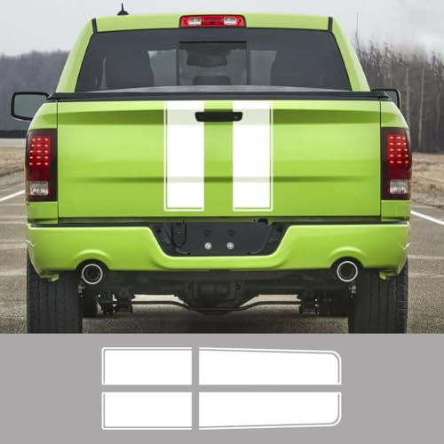 Für Pickup-Motorhauben-Heckklappenaufkleber, für Dodge Ram 1500 2500, für Hemi Rebel, für Truck Graphic Custom Decal Vinyl Cover Auto-Tuning-Zubehör