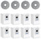 12 Pièces Kit d'accessoires pour ECOVACS DEEBOT X5 Omni, 8 Sac d'Aspirateur 4 Chiffon Lavable, Ensemble d'accessoires pour Aspirateur Robot