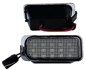 UFITIDU License Plate Light 2X White LED License Number Plate Light For Jaguar XJ XF 2008 2009 2010 2011 2012 2013 2014 2015 License Number Plate Lights